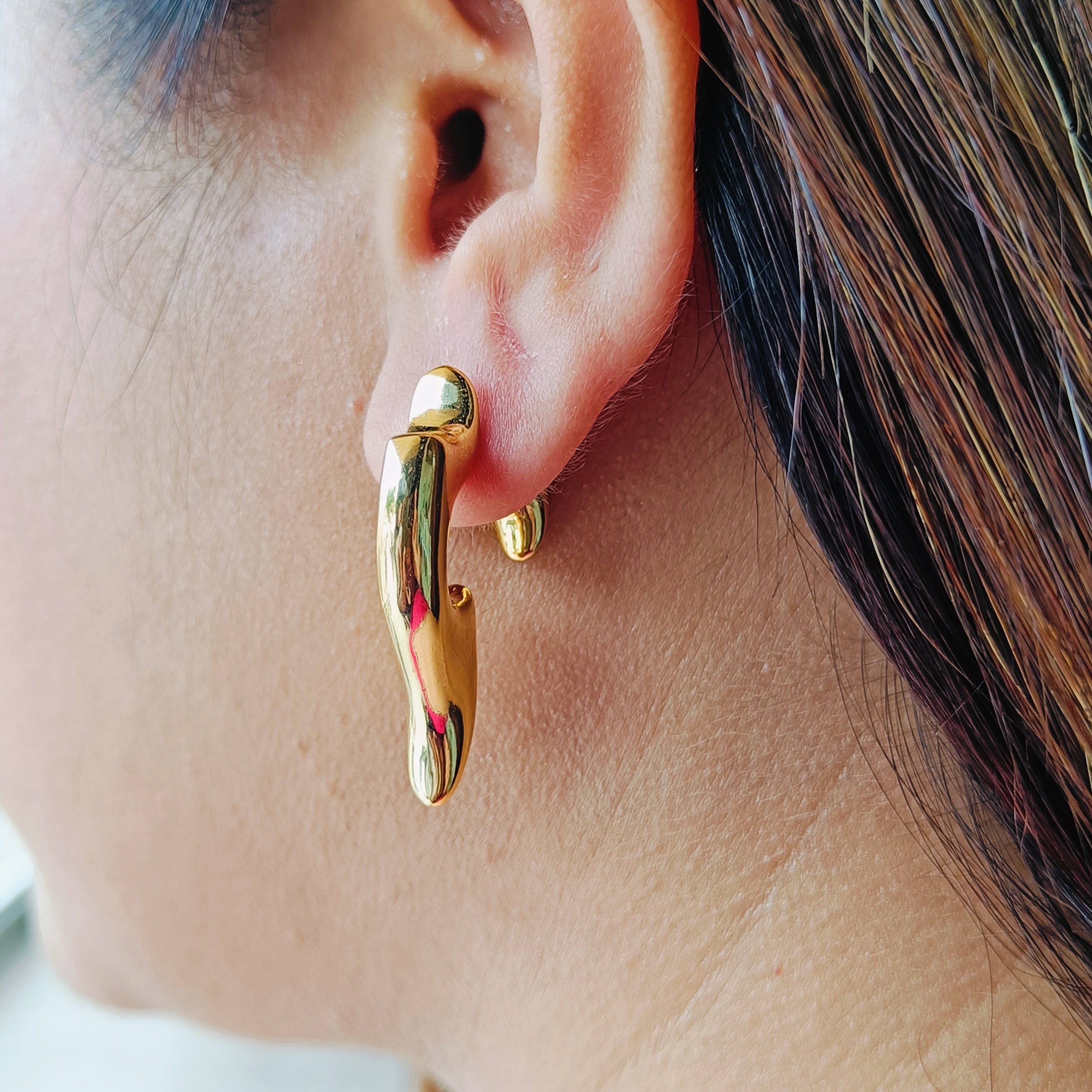 Layla Afia gold earrings