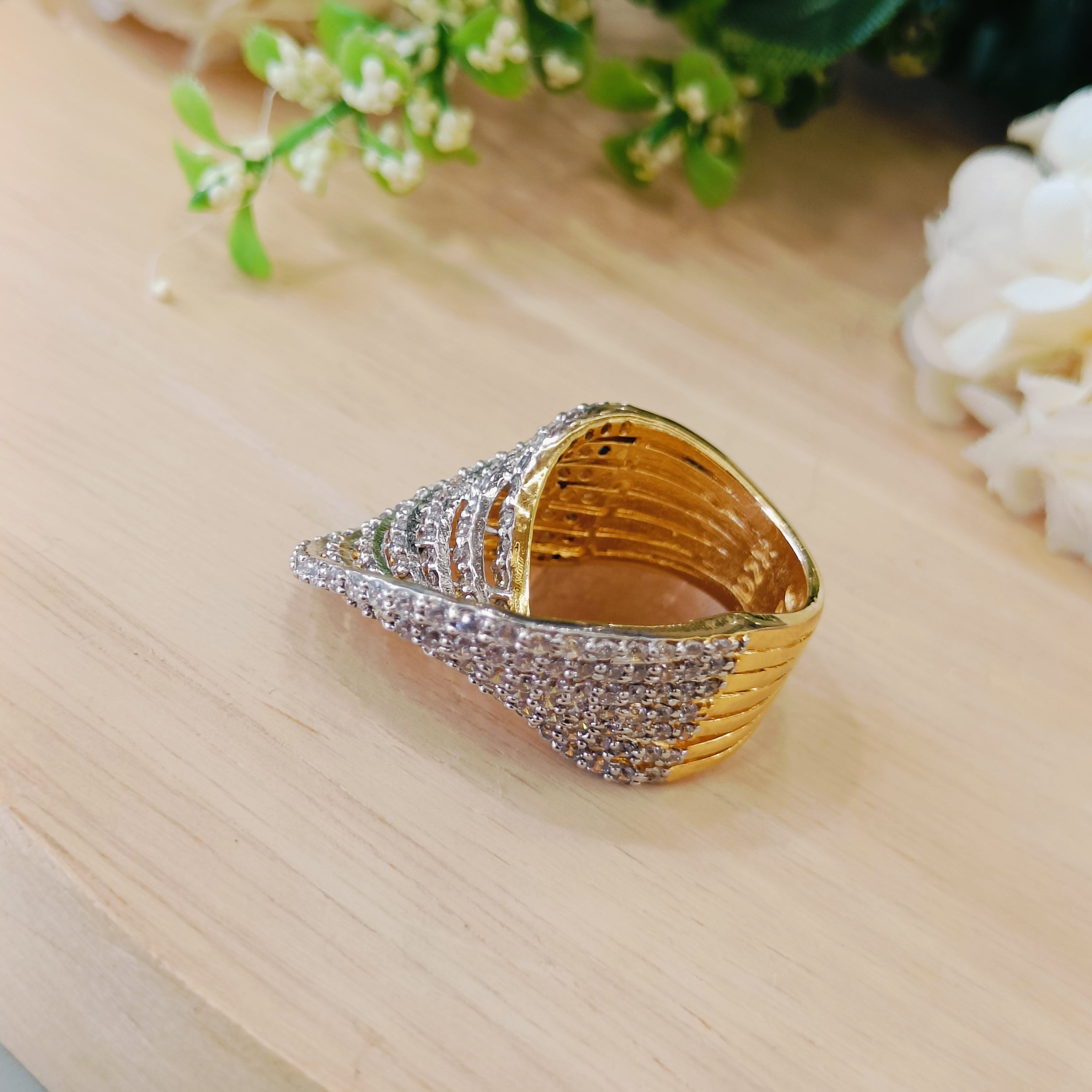 Vs Sterling Silver Cocktail Ring 184