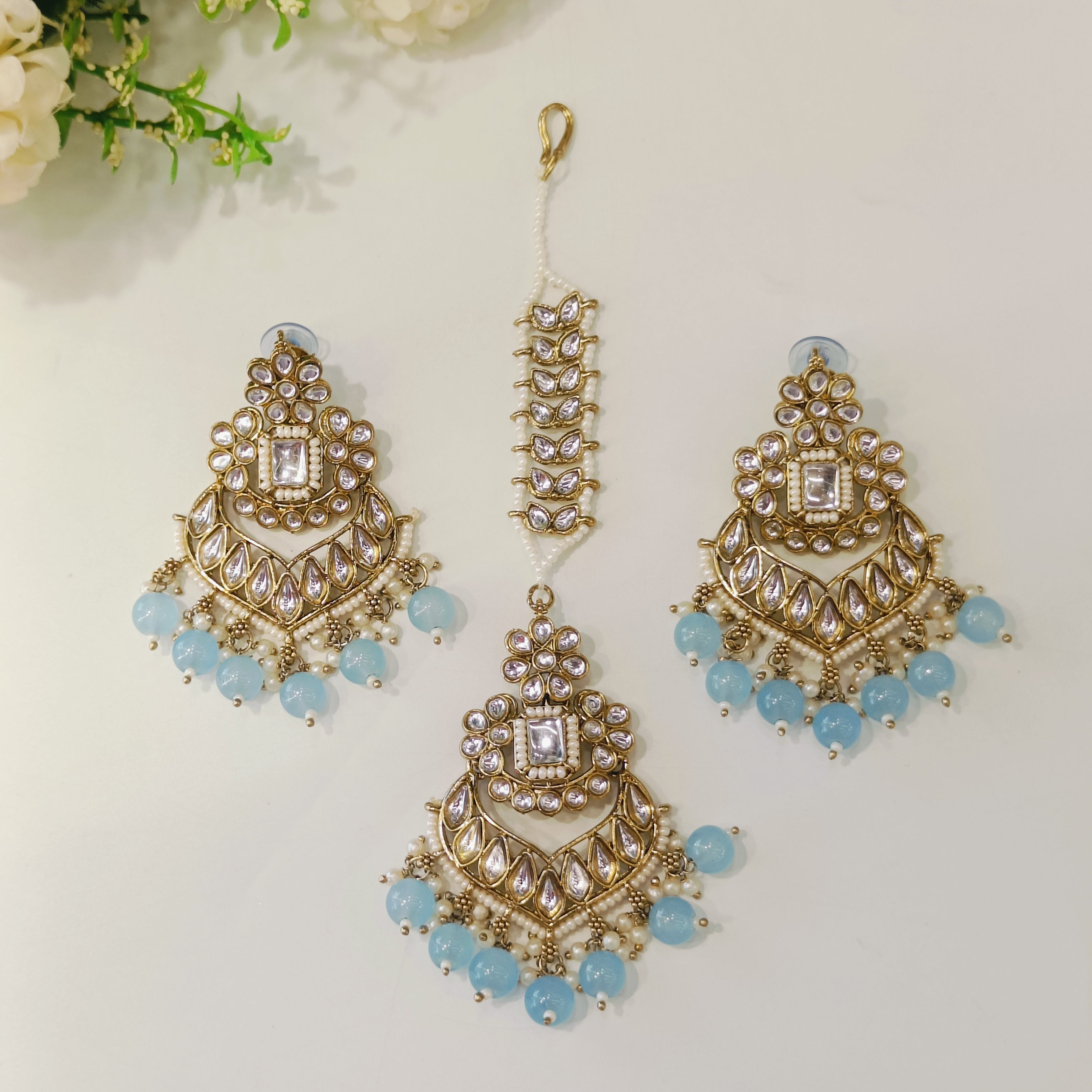 Nayaab Sara Earring with tikka