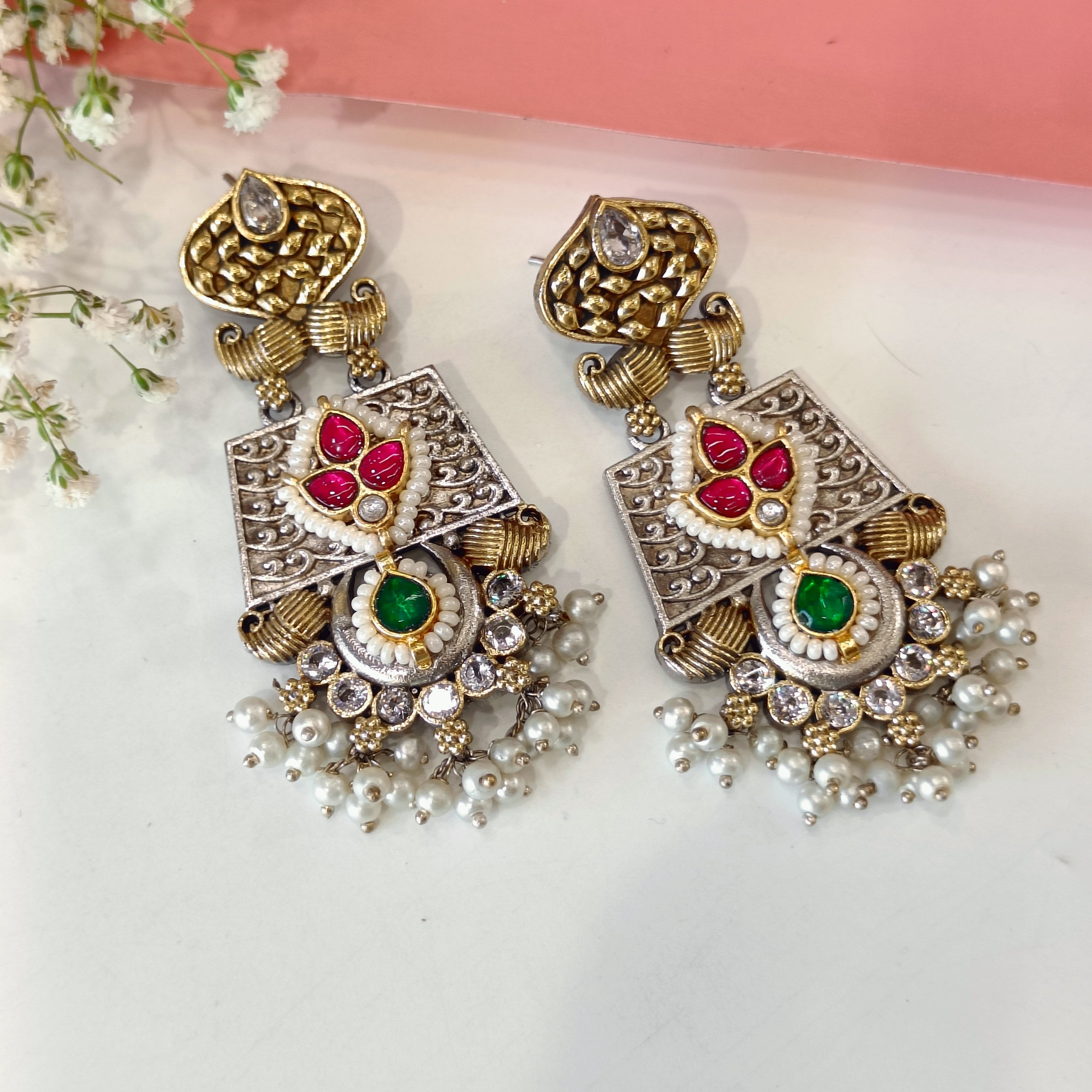 Inara hira fusion earrings