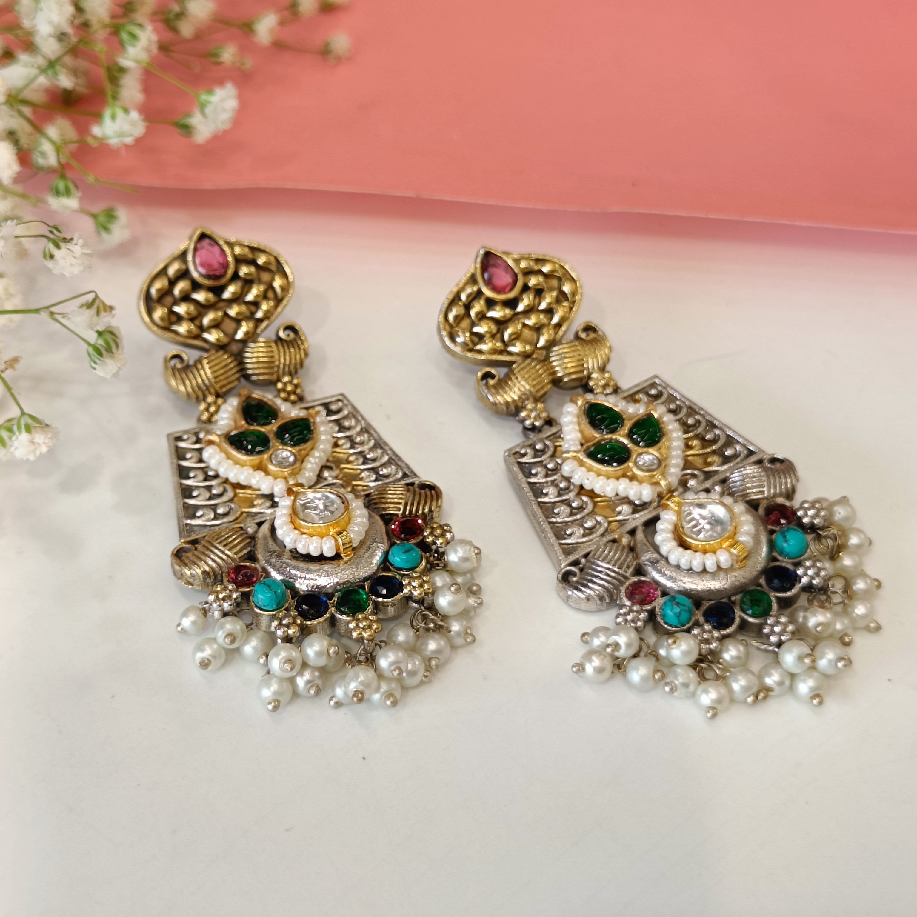 Inara hira fusion earrings