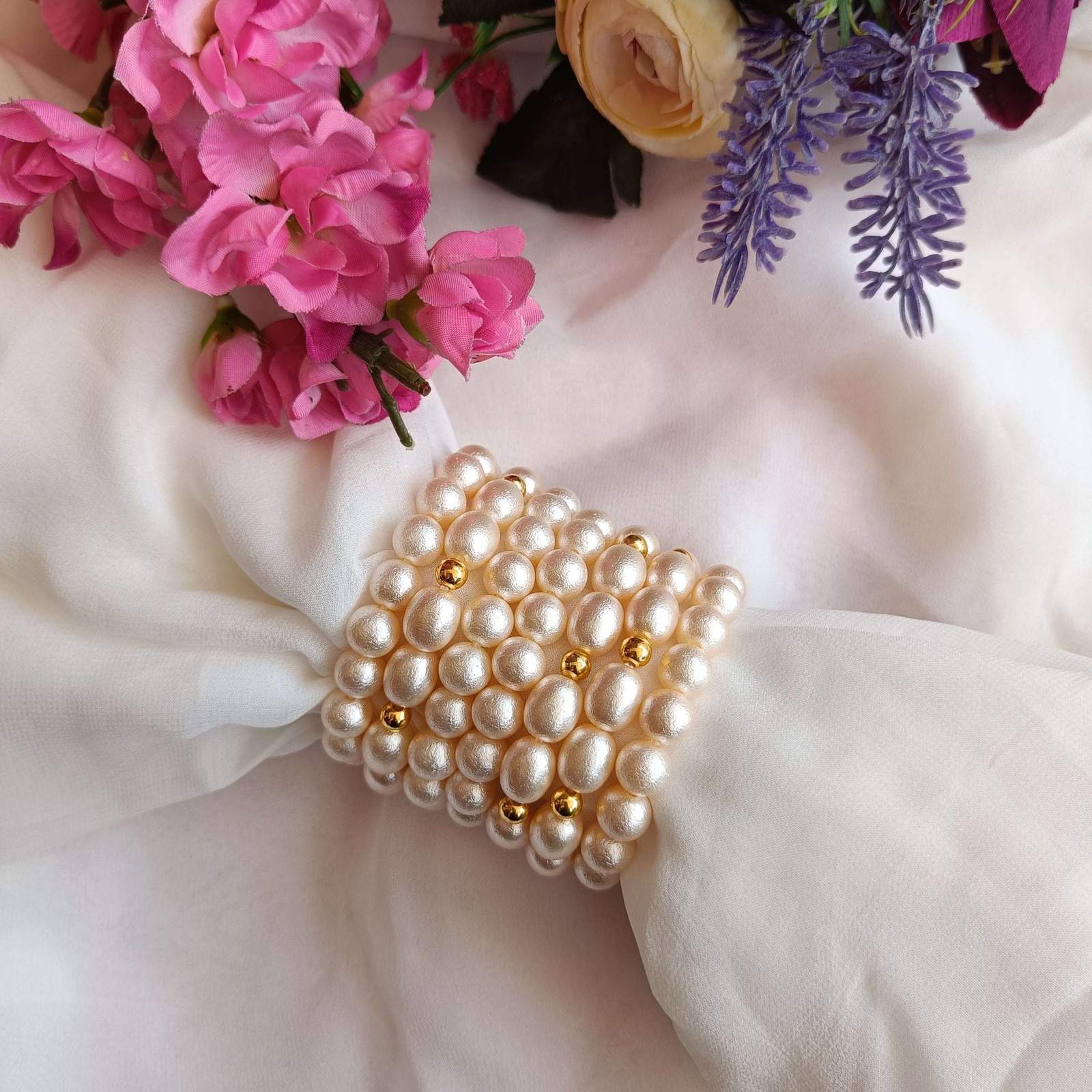 Layla Lily bracelet Velvet box by Shweta