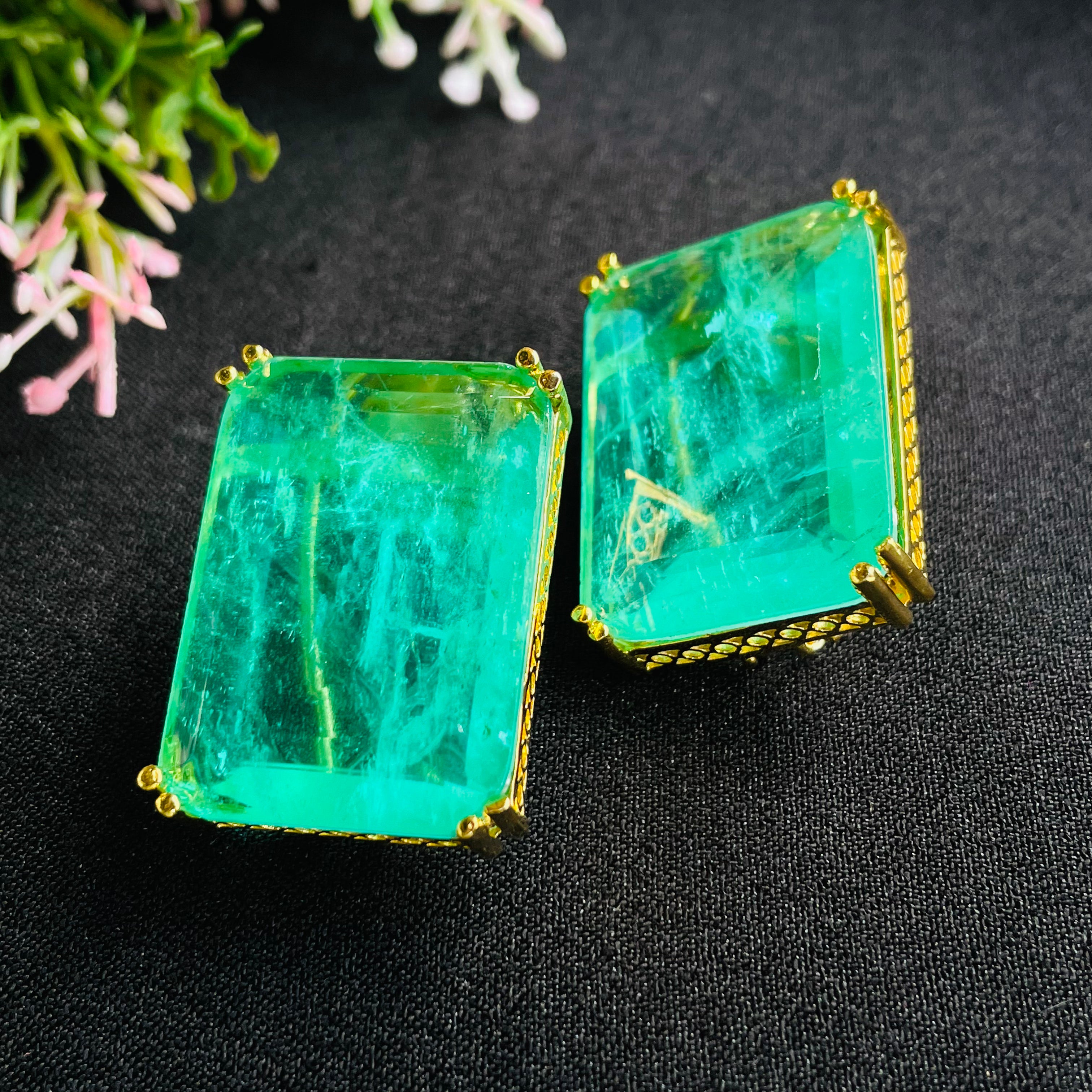 Nayaab Doublet Stone Studs