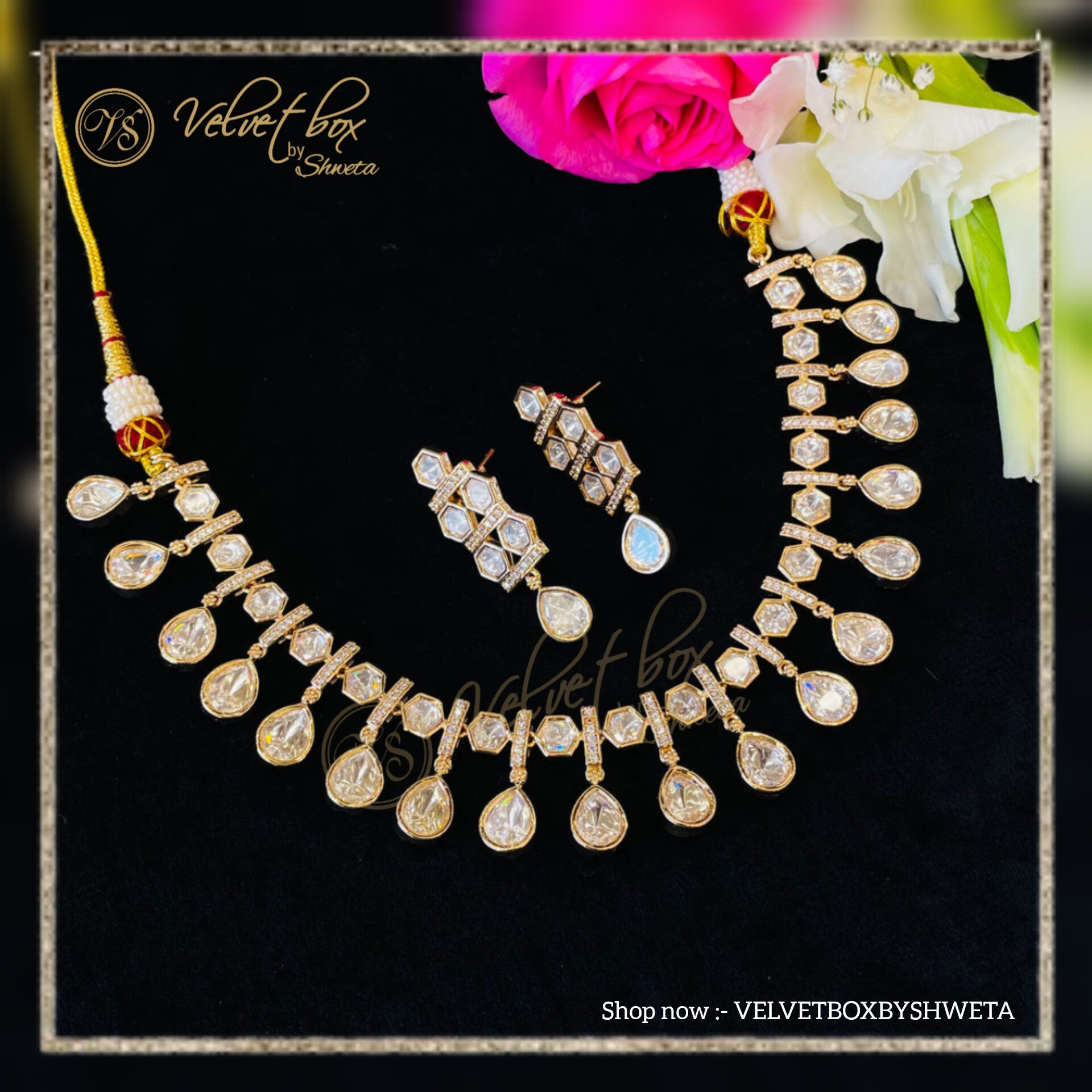 Nayaab Moni Polki Neckpiece