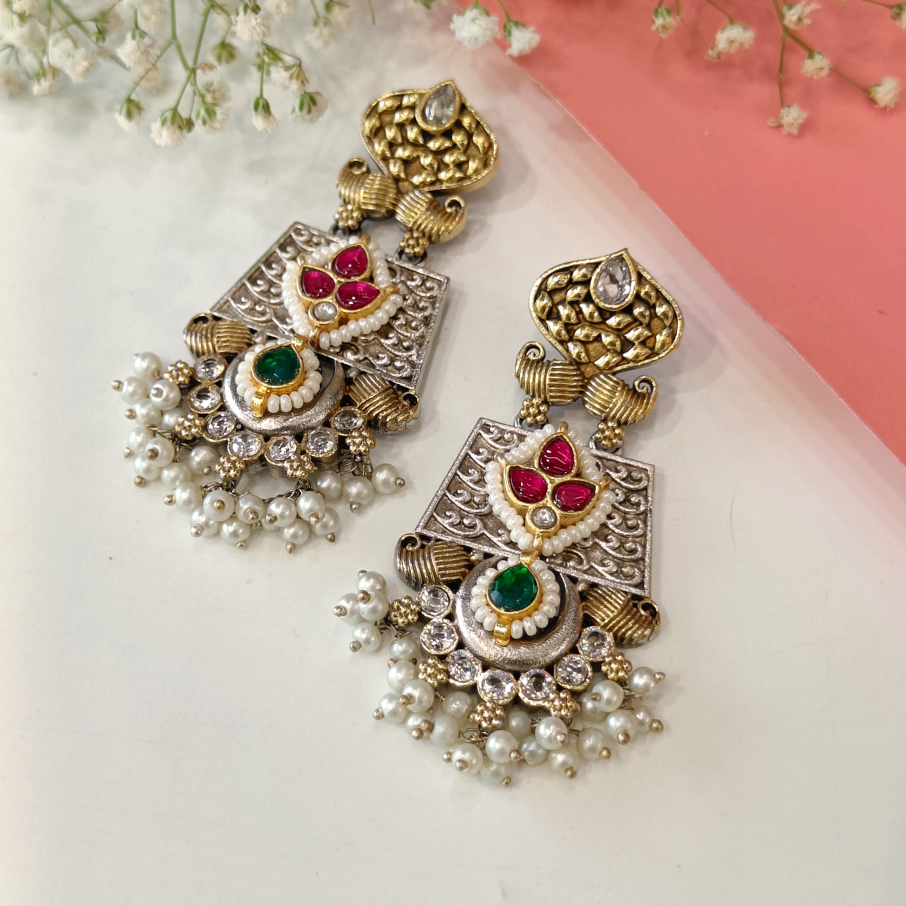 Inara hira fusion earrings