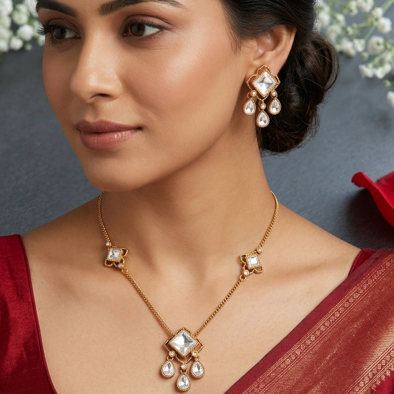 Nayaab janvi pendant set