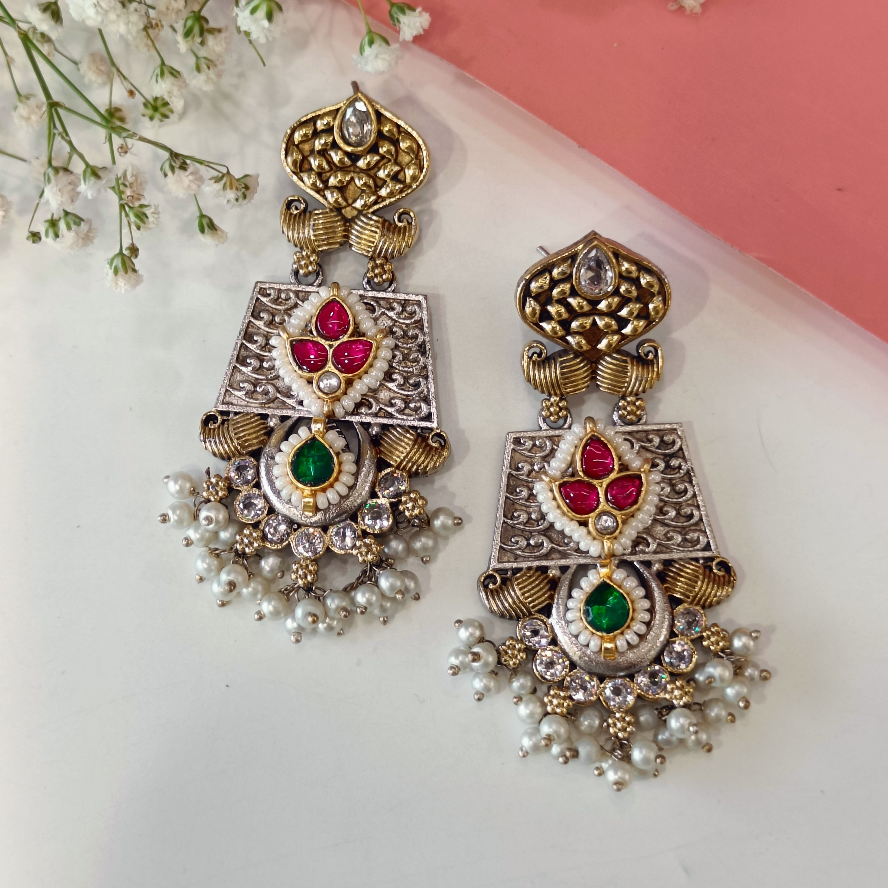 Inara hira fusion earrings