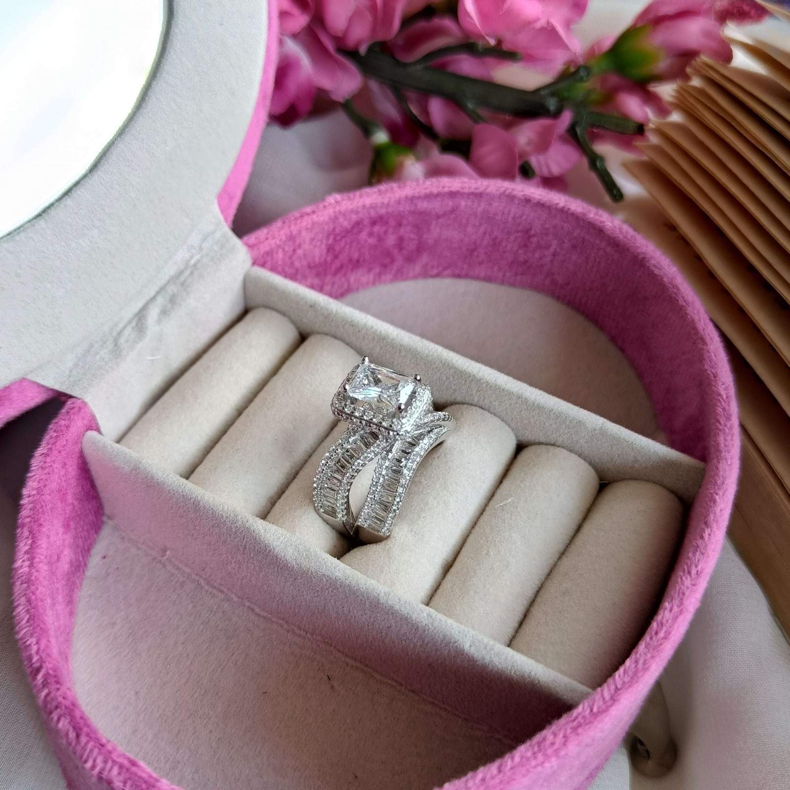 Vs sterling silver cocktail ring 091