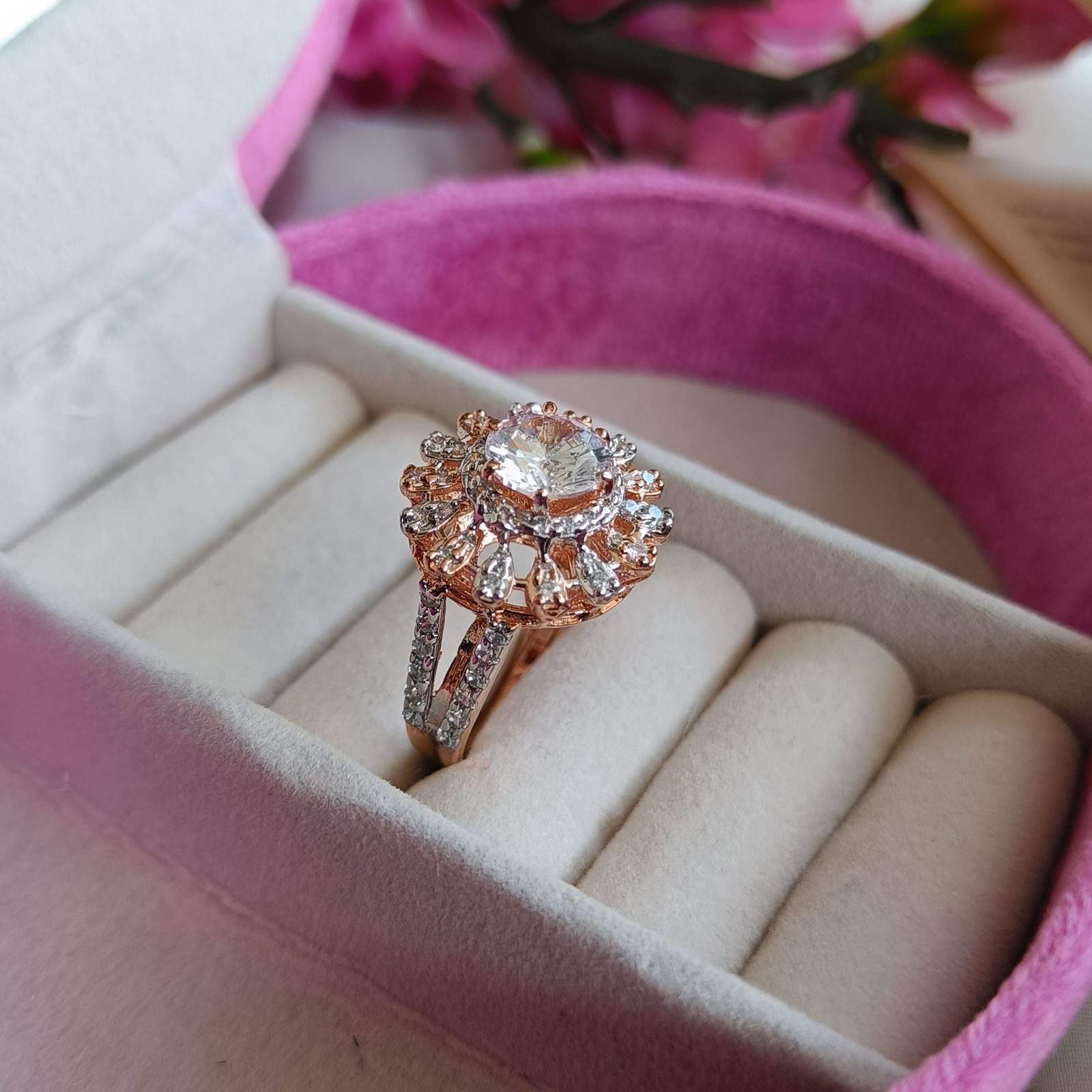 Vs sterling silver cocktail ring 088