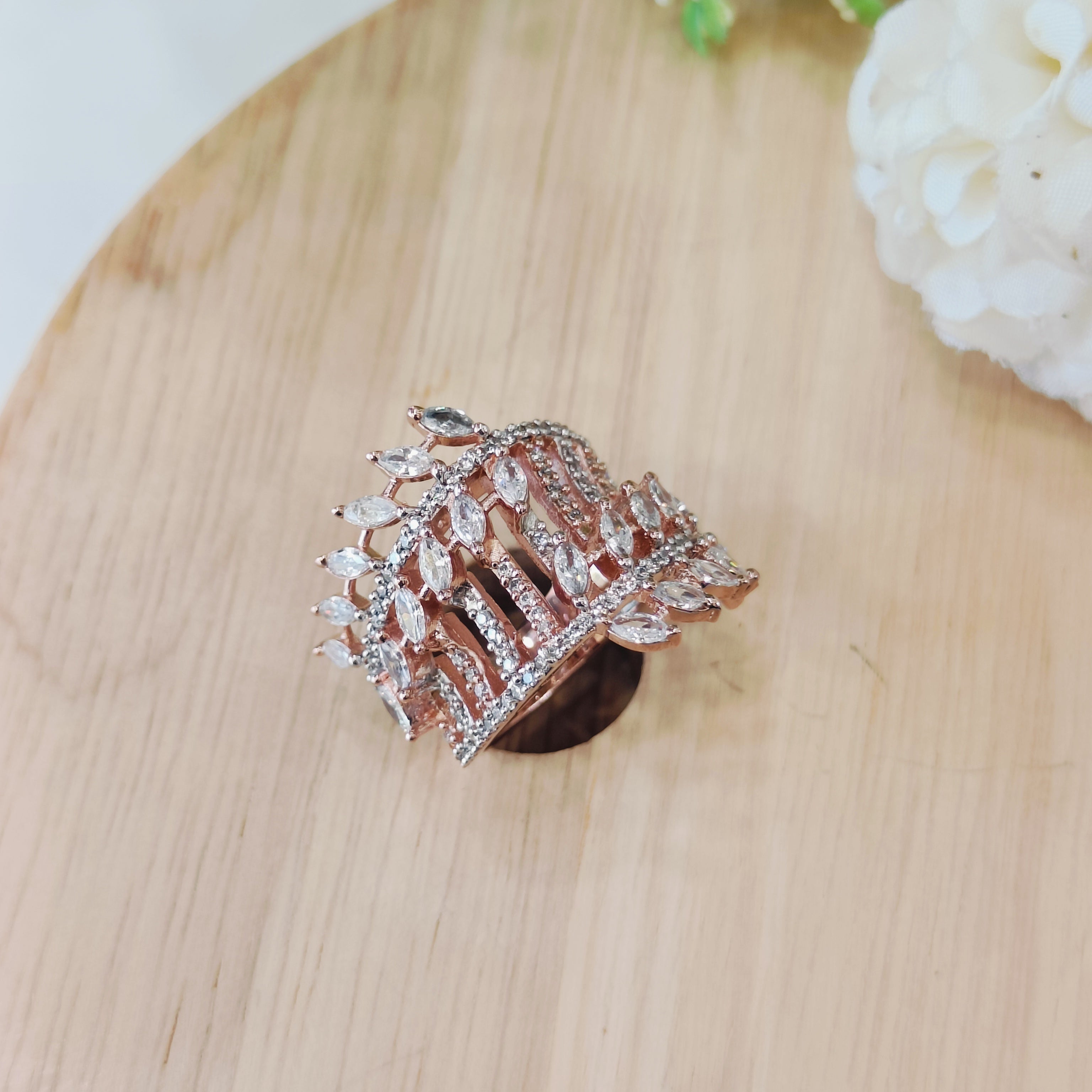 Vs sterling silver cocktail ring 179