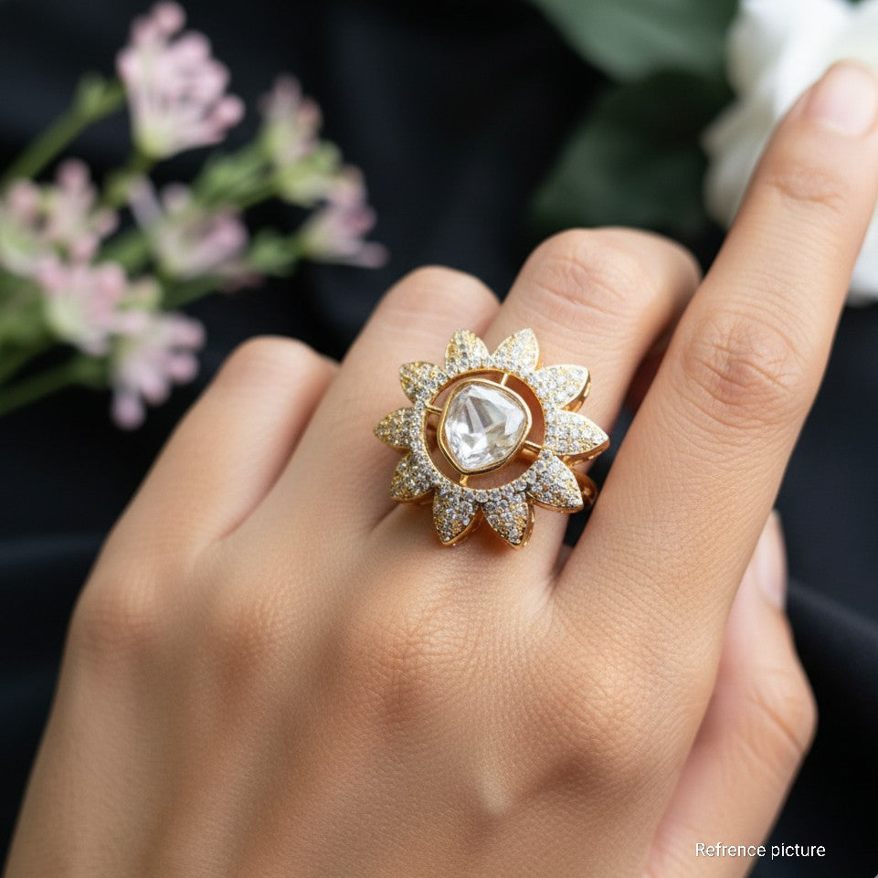 Nayaab aanika polki rings