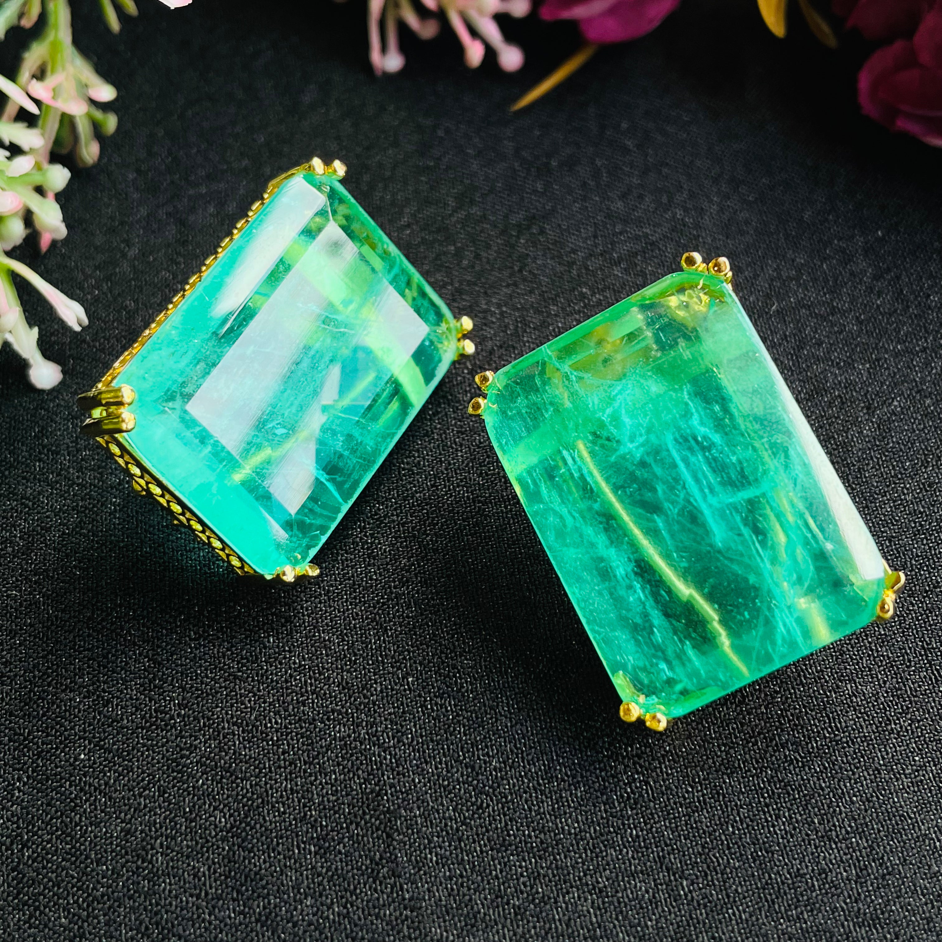 Nayaab Doublet Stone Studs