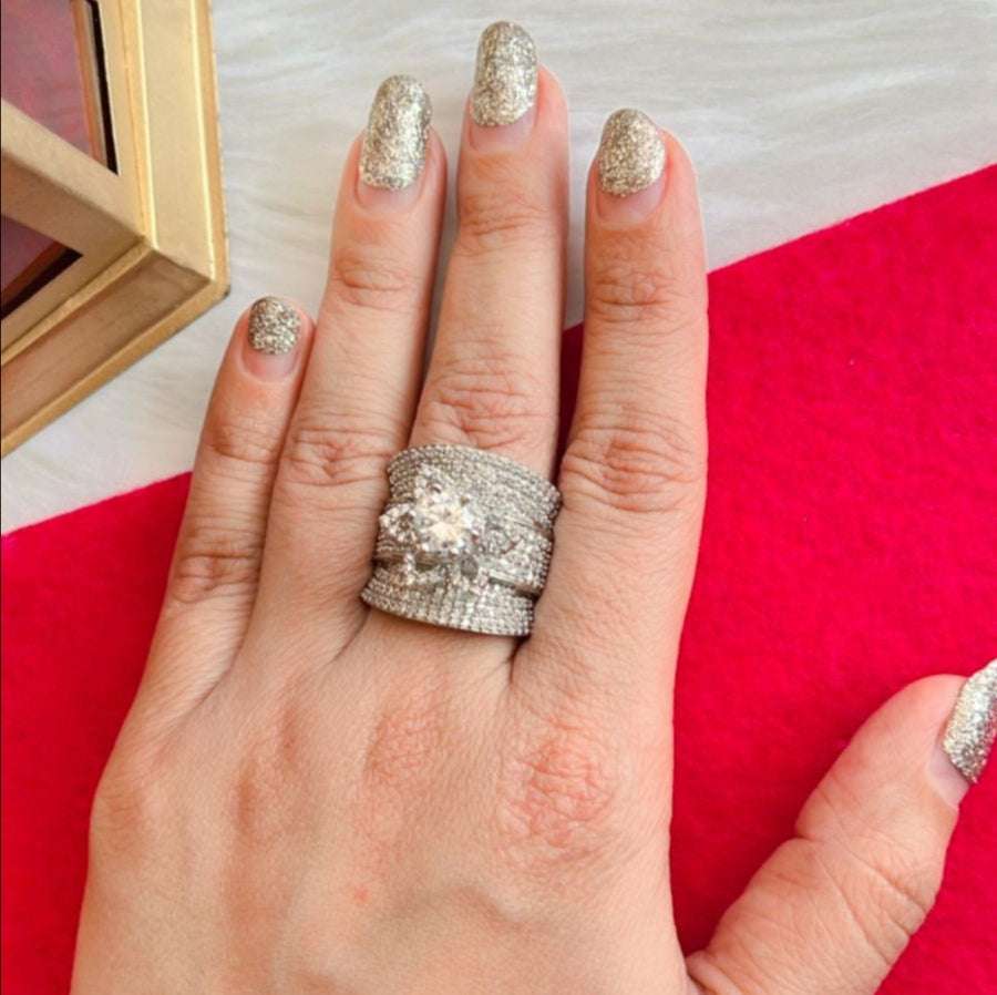 vs sterling silver cocktail ring 070