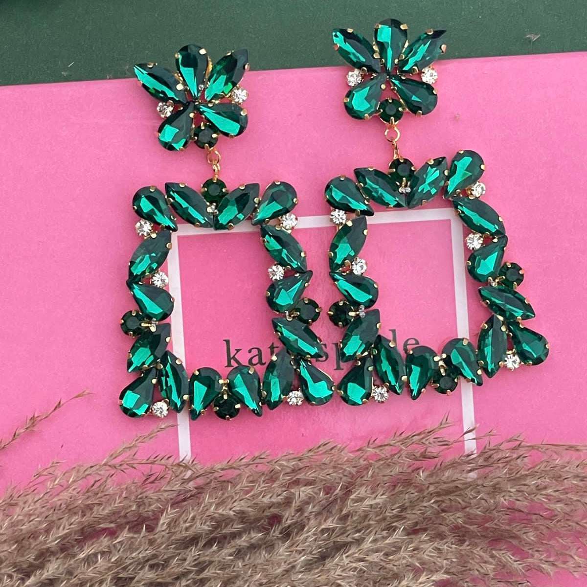 Layla Earrings 0119 Green