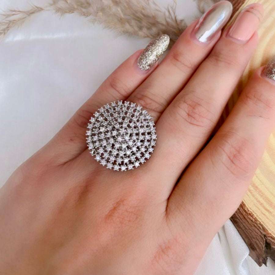 VS Sterling Silver Cocktail Ring 020